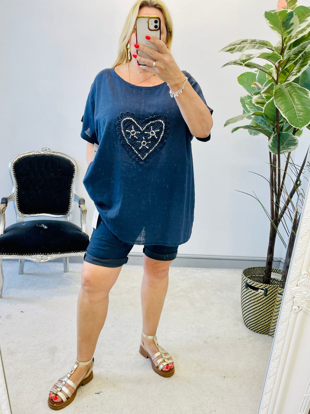 LADIES OVERSIZE LINEN SUMMER LOOSE FIT TOP - YELLOW, NAVY, WHITE, PINK