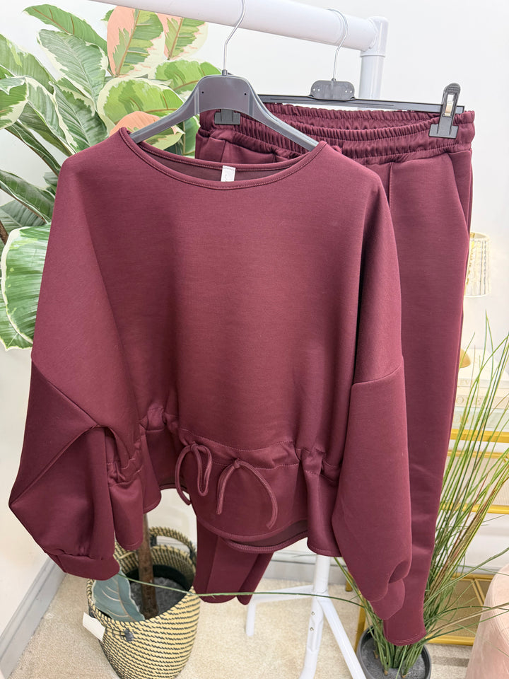 The CILLA scuba balloon leg trouser Co ord set - 6 colours