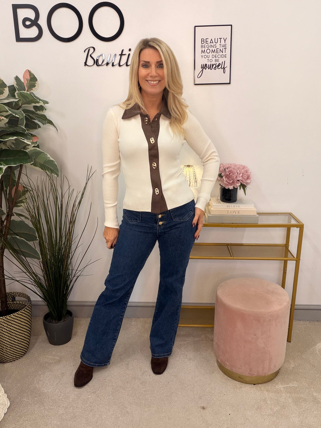 The JANE ribbed knit fitted cardigan - 3 colours