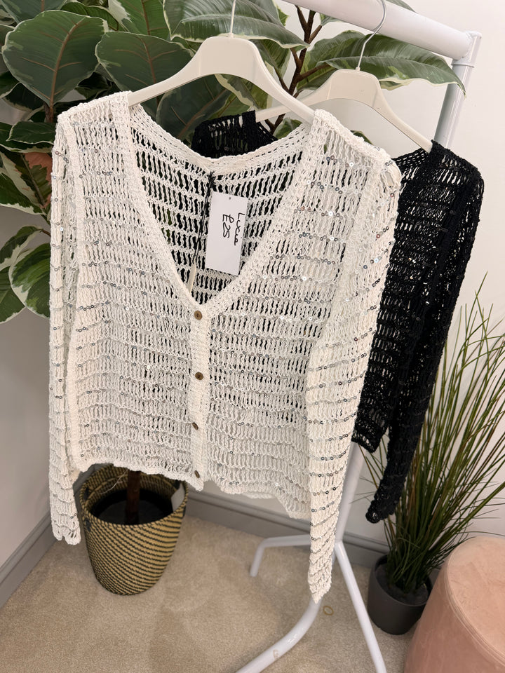 The LUCIE sparkly cardigan - 2 colours
