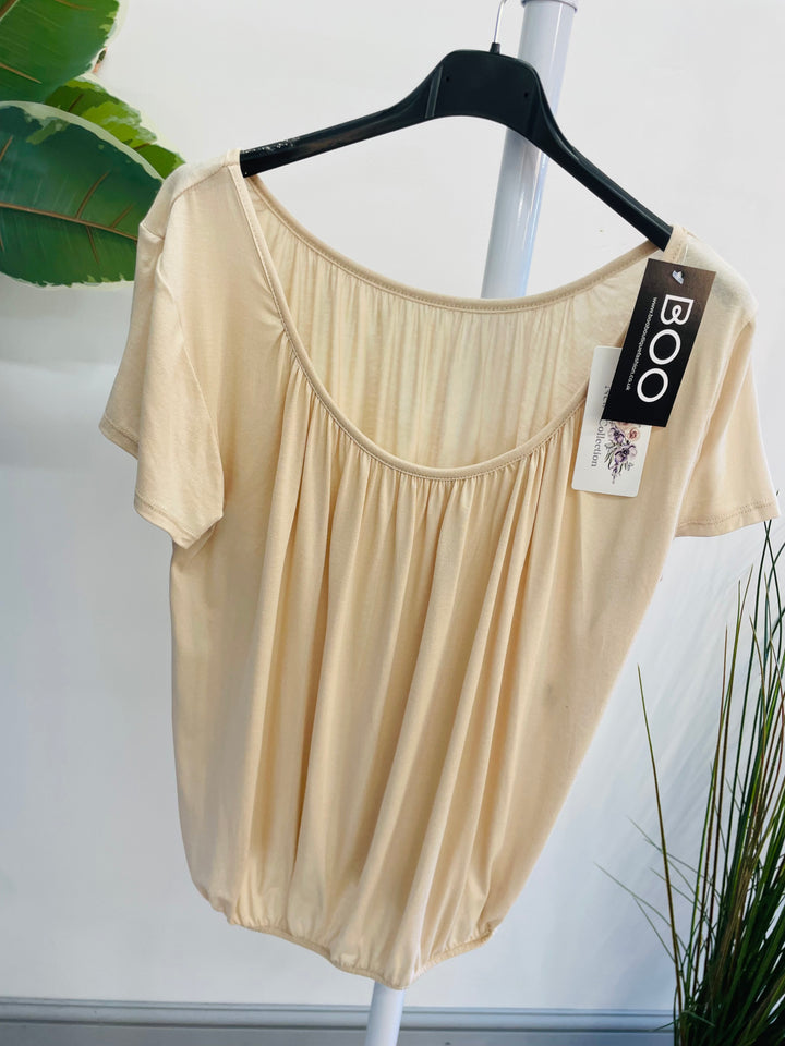 LADIES LOOSE FIT BUBBLE T TEE SHIRT