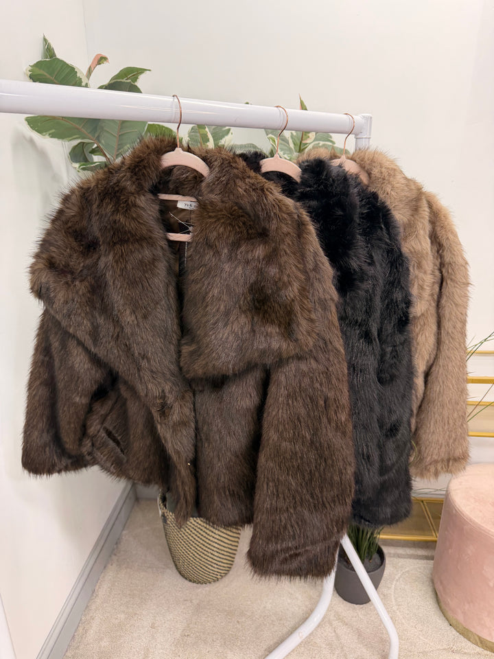 The GIGI luxe faux fur jacket - 3 colours