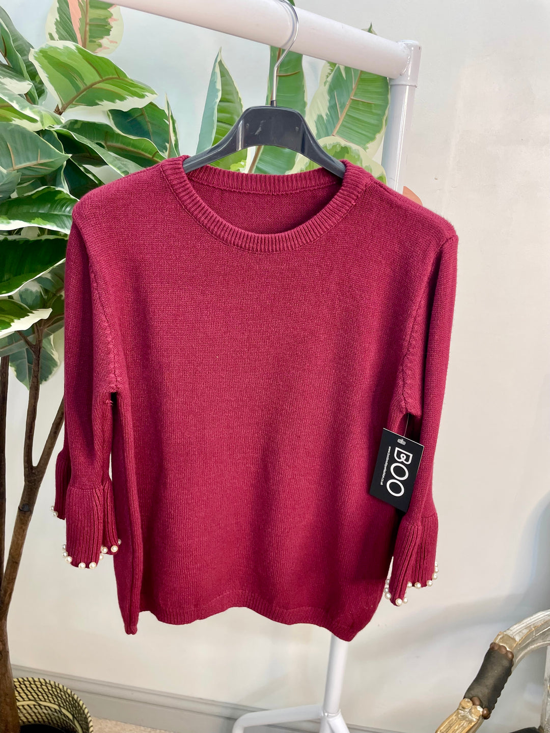 LADIES SOFT KNIT JUMPER - GREEN, BLUE, BLACK, BEIGE, ORANGE, WINE, BROWN