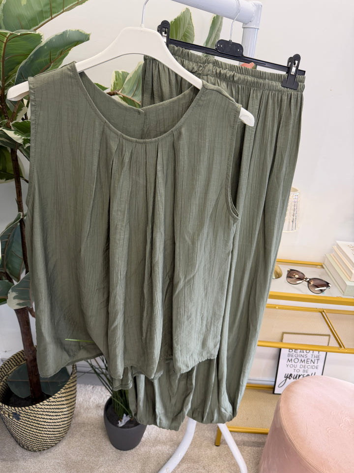 The CAROL trouser Co ord - 3 colours