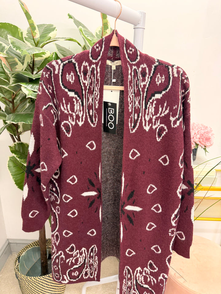 The RUSTIE bandana print cardigan - 3 colours