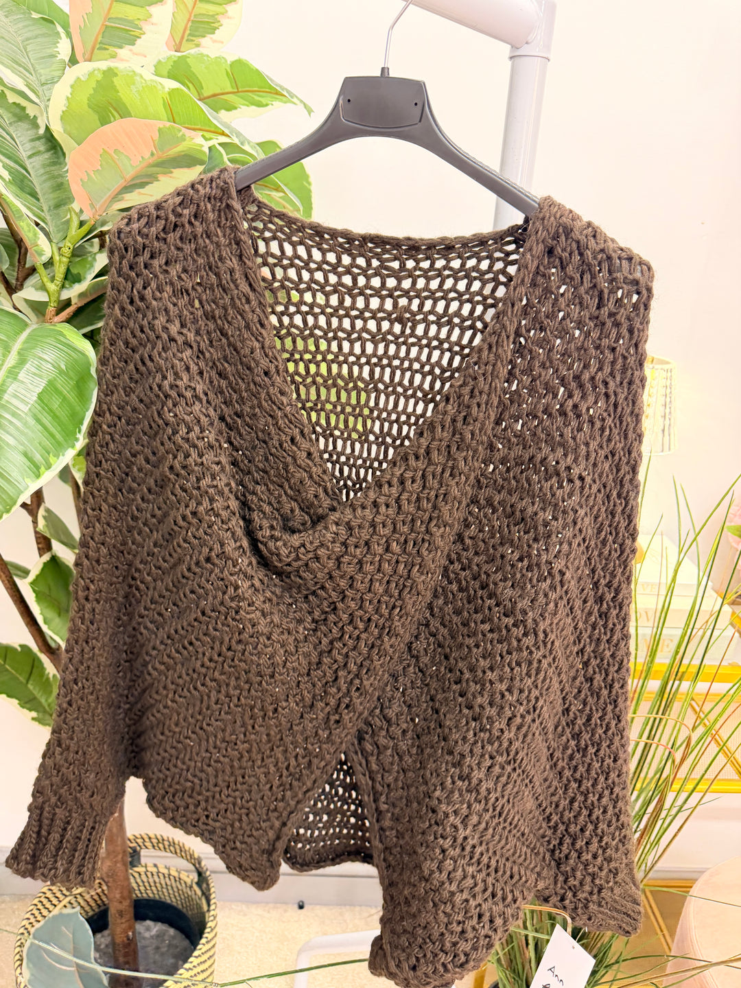 The ANN thick knit twist front jumper - 4 colours