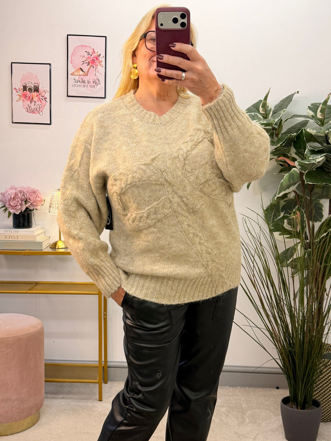 The FLORENCE thick chunky knit jumper - 2 colours