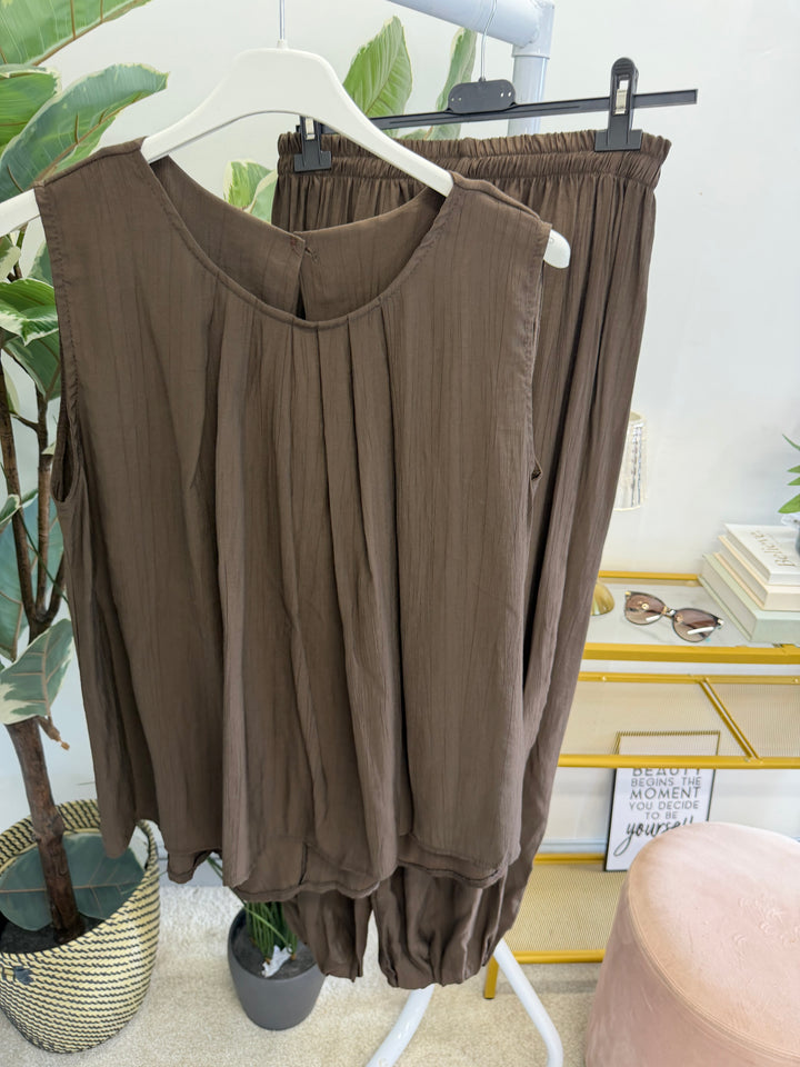 The CAROL trouser Co ord - 3 colours