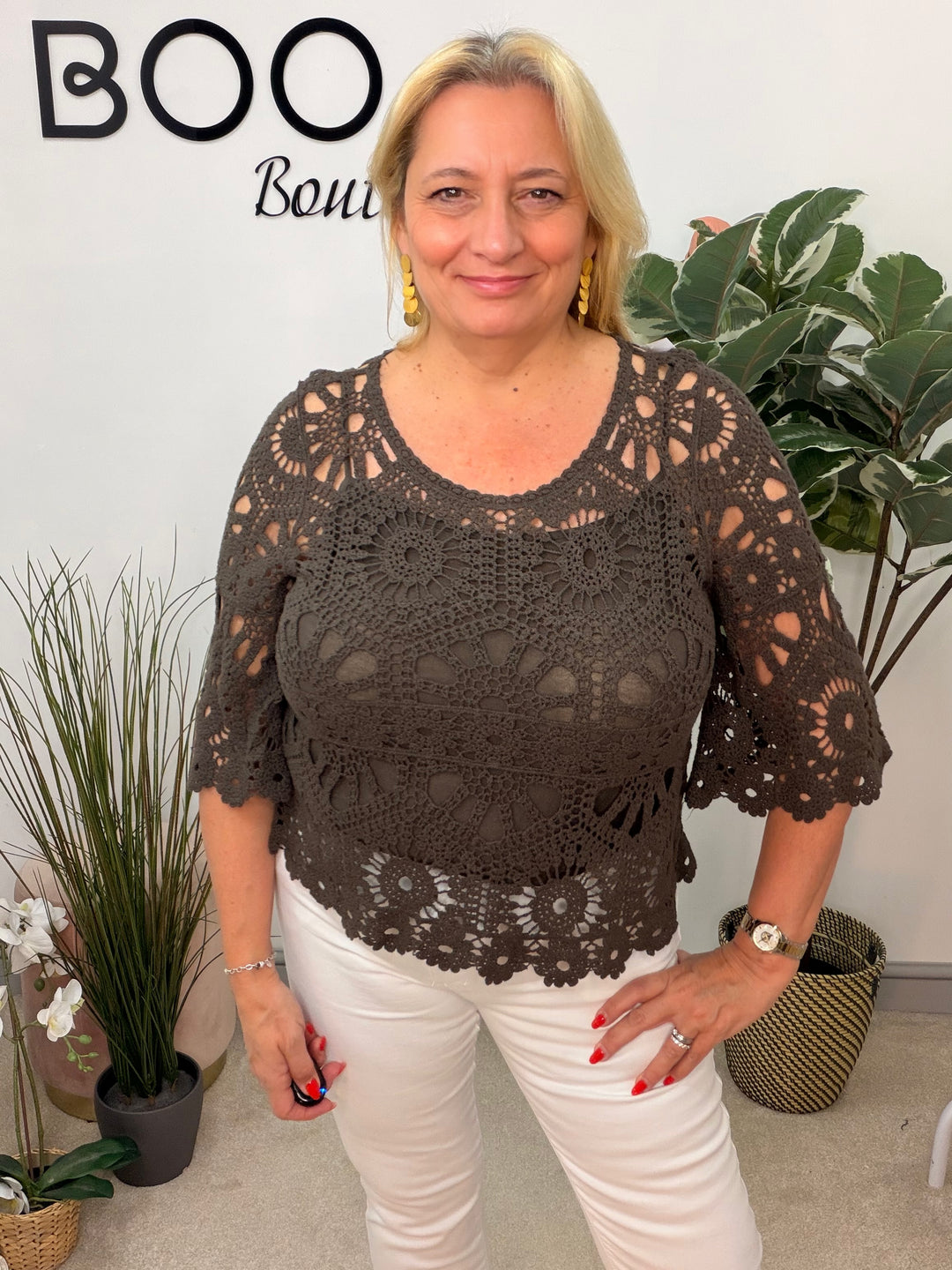 The TIA crochet top - 9 colours