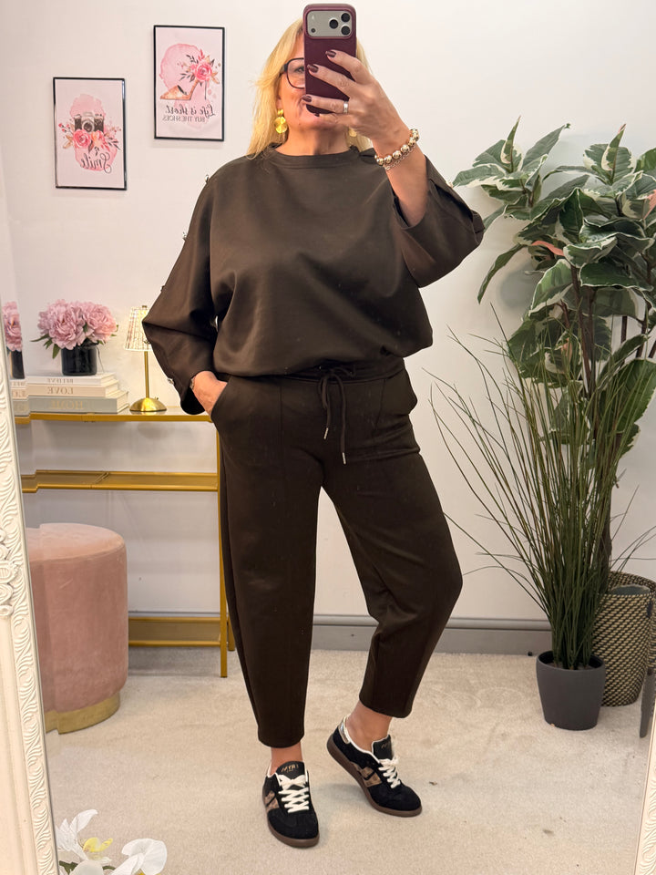 The LOTTIE scuba trouser Co ord suit - 4 colours