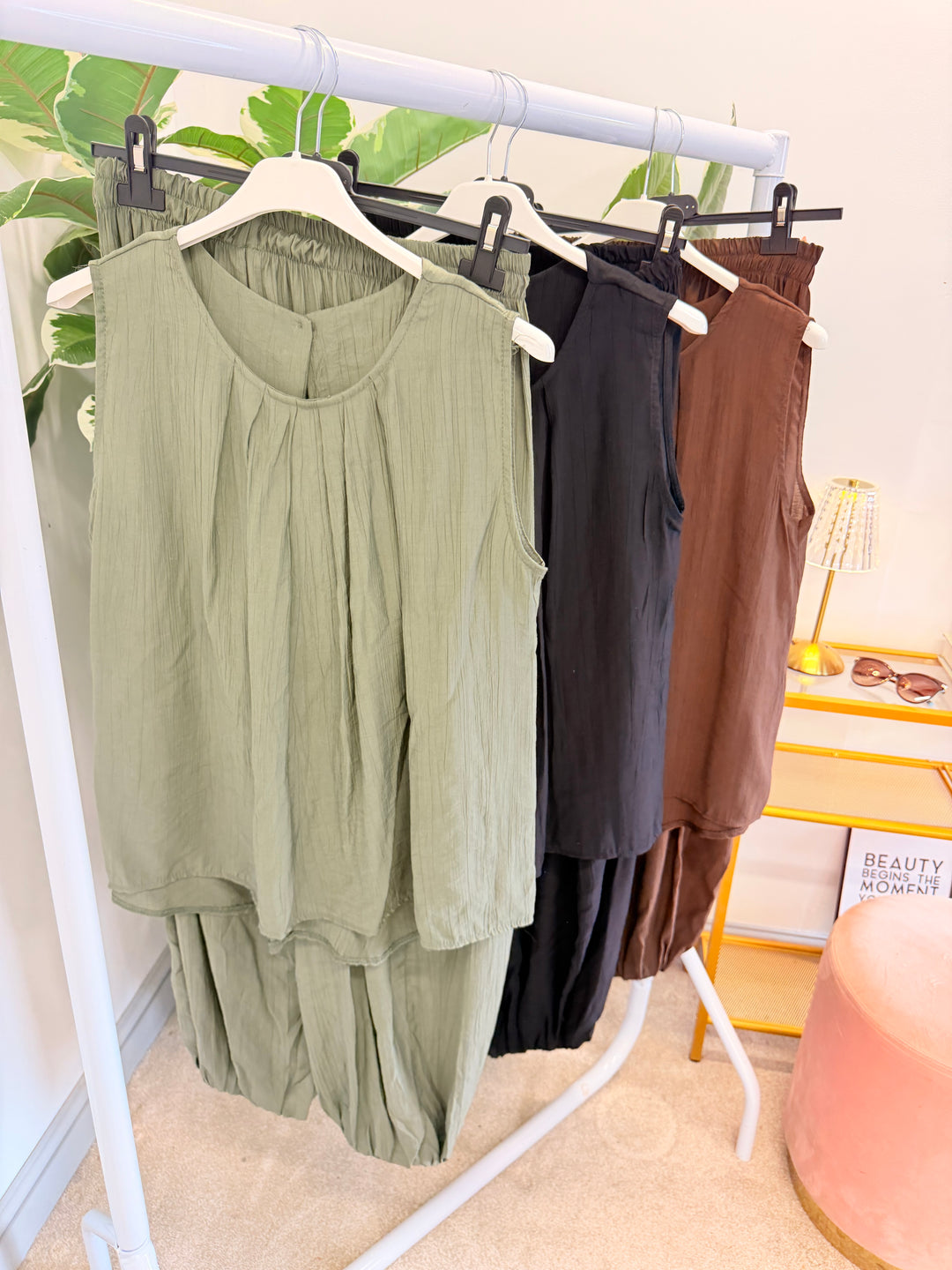 The CAROL trouser Co ord - 3 colours