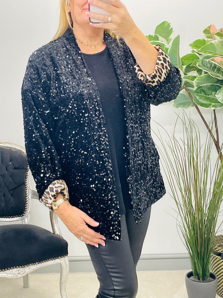 The MERRY sequin kimono jacket - 5 colours
