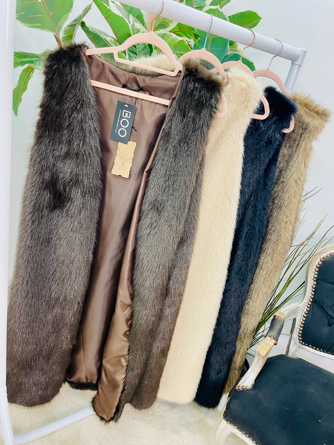 The XANIA faux fur gilet - 4 colours
