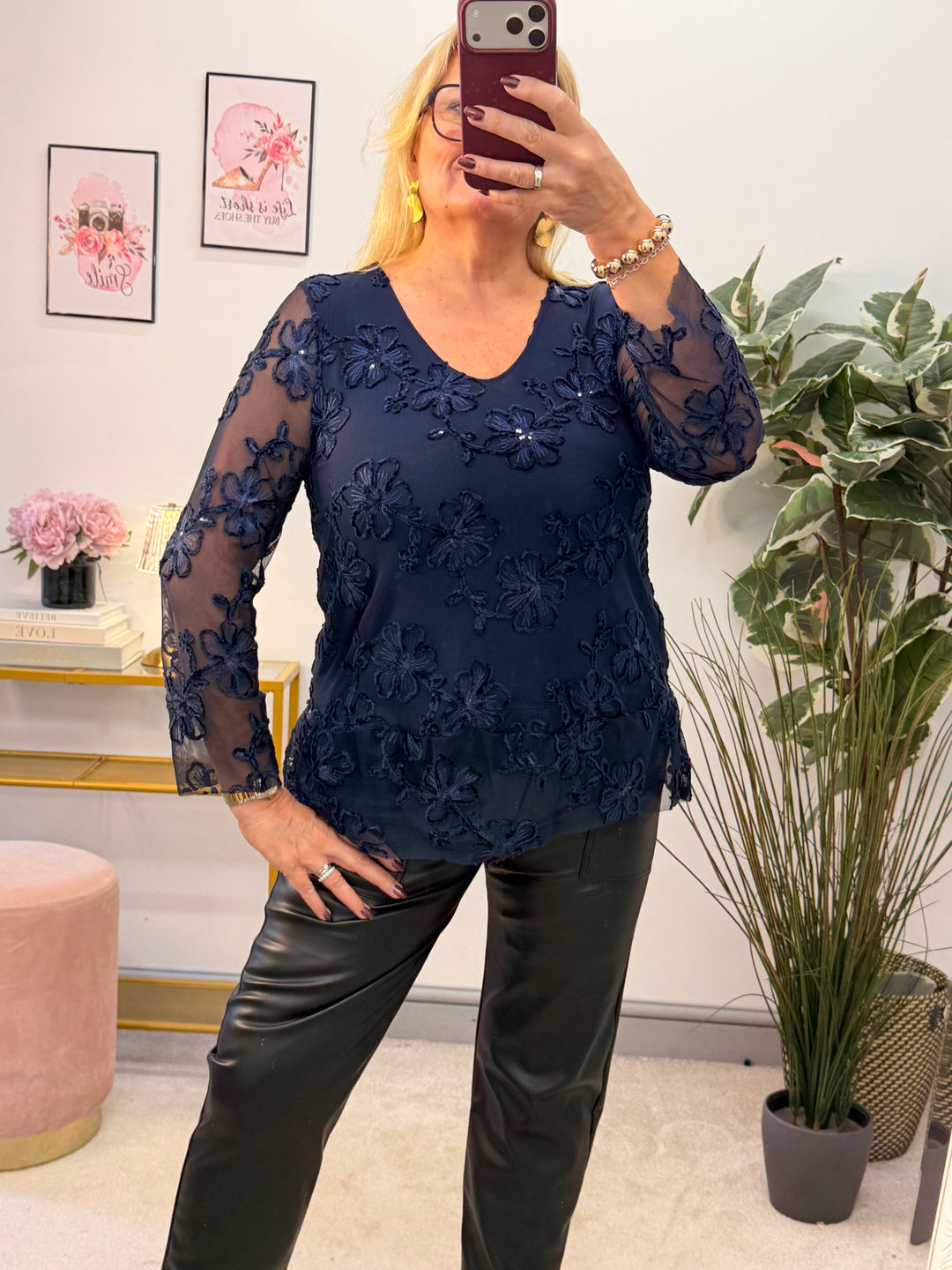 The DANNI sparkly sequin party top - 4 colours