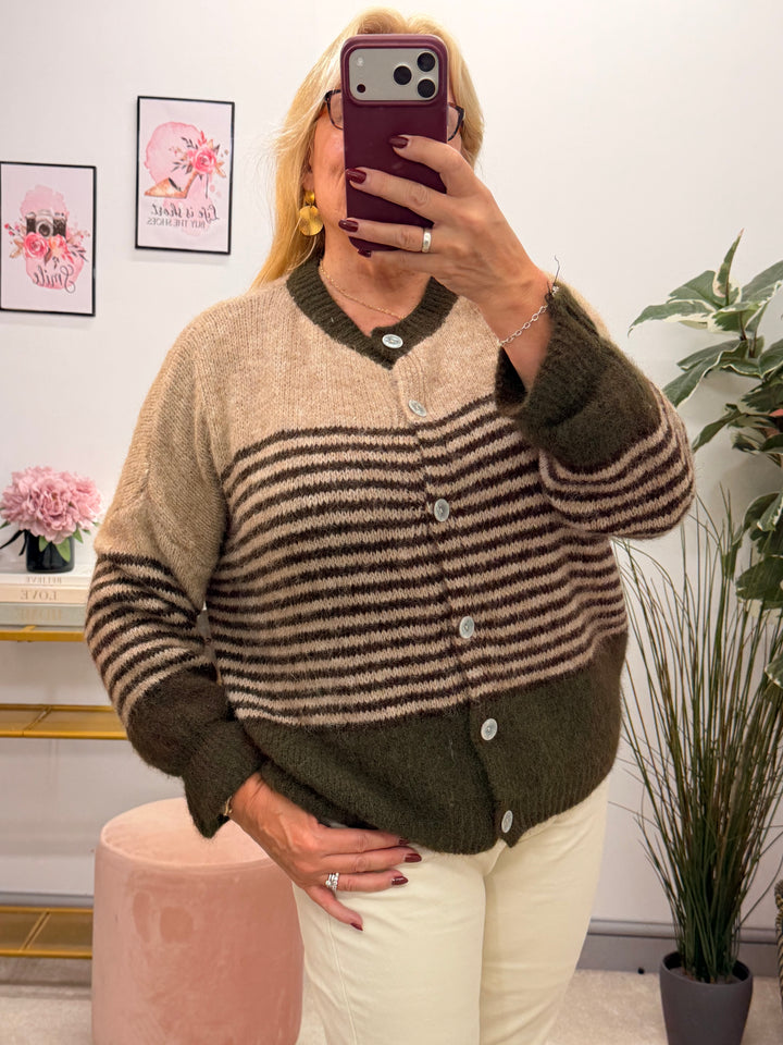 The SANDY stripe cardigan - 4 colours