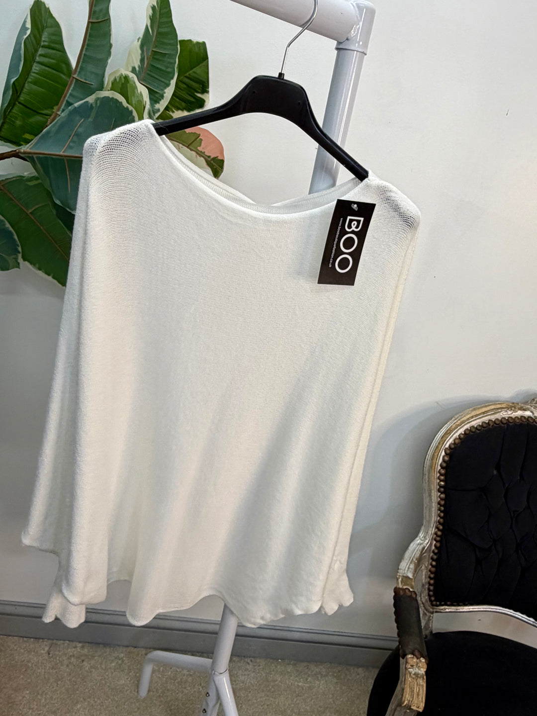 LADIES SOFT BATWING SLEEVE JUMPER - BLACK, NAVY, WHITE, BEIGE, PINK, BLUE, GREEN, LEMON