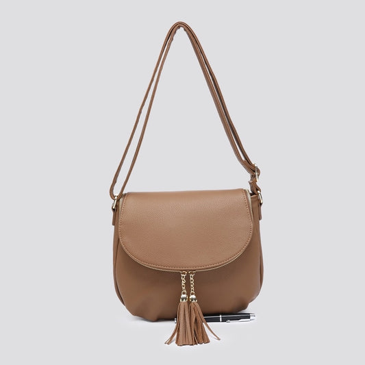 The DELLA hand bag with long strap - 2 colours