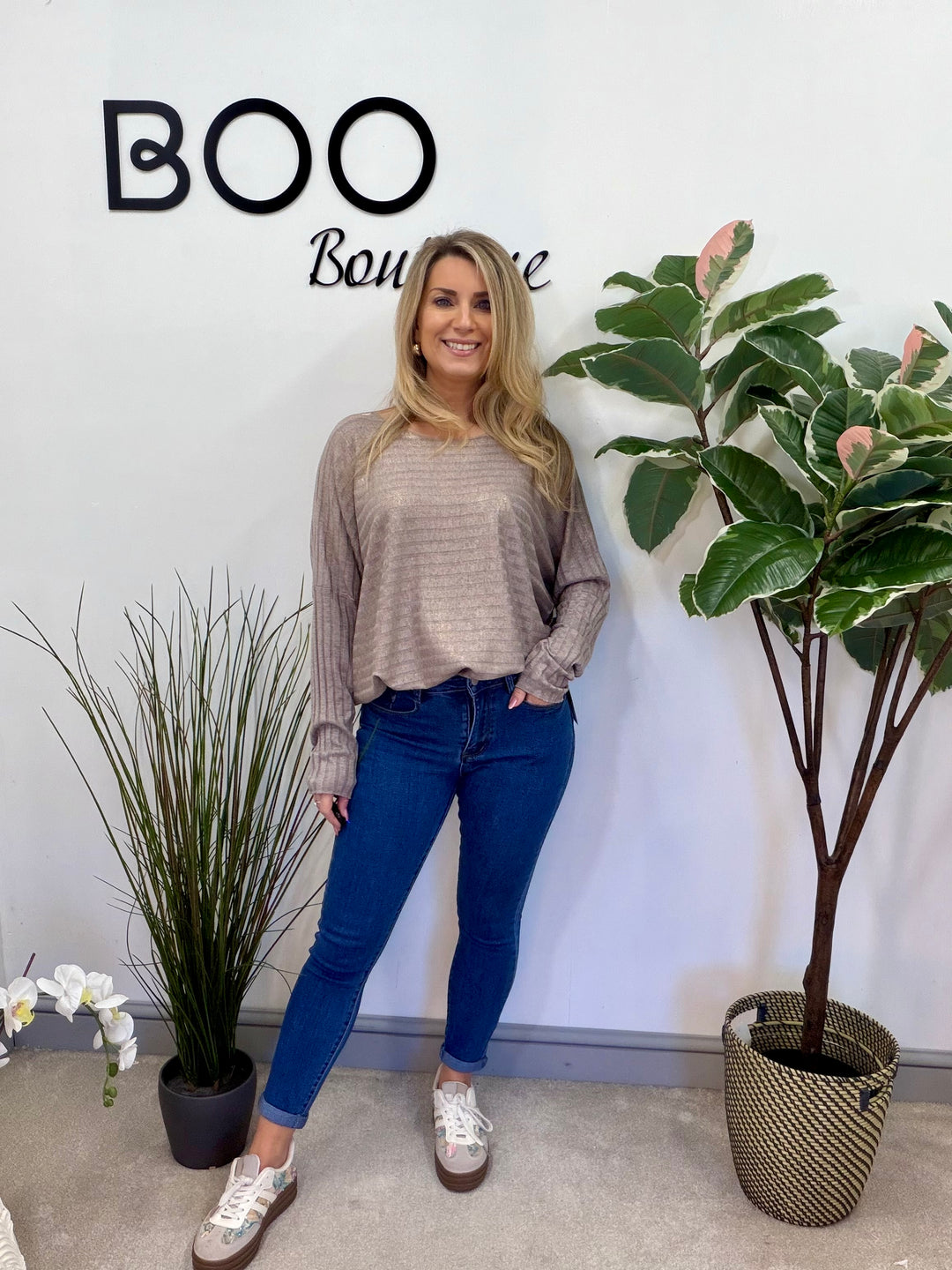 Ladies Fashion Dark Denim Skinny Jeans by RedSeventy