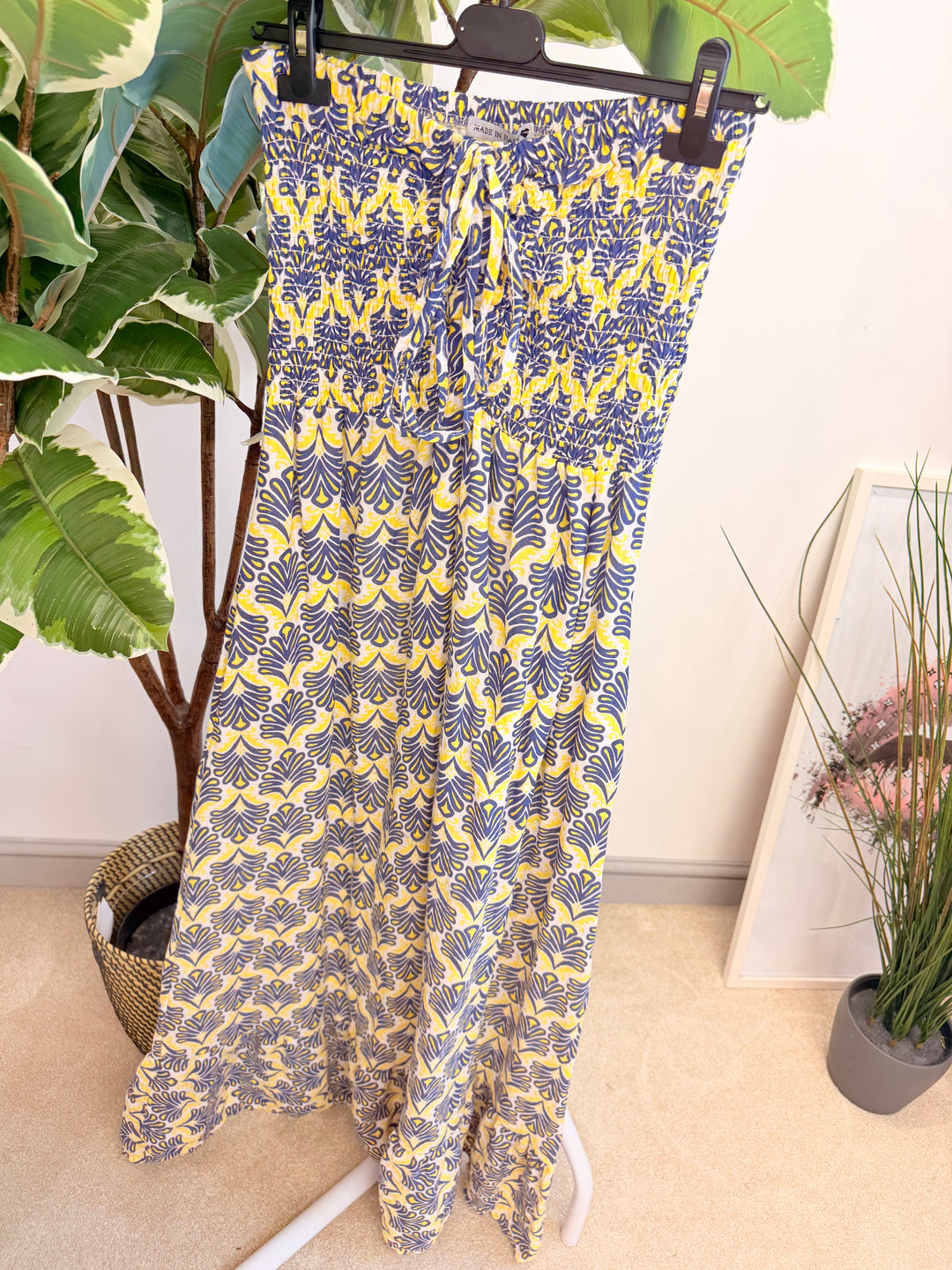 Ladies Fashion Summer Strapless Maxi Dress - Pink, Yellow, Orange, Green, Navy