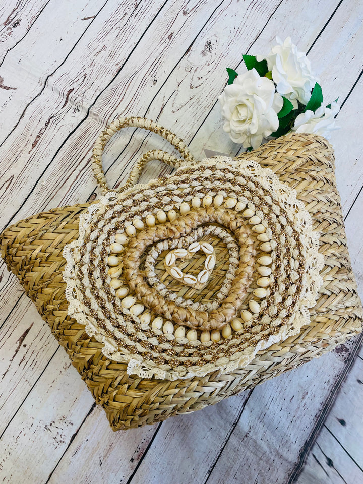 The MYKONOS luxury straw bag