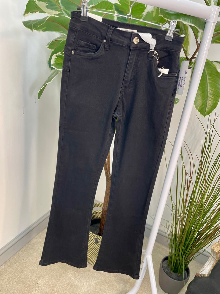 The ORLA black flare jeans