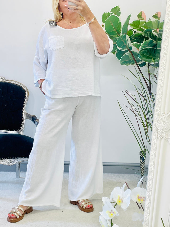The ABIGAIL wide leg trousers - 4 colours