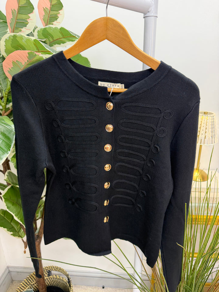 The CAT knitted military cardigan - 2 colours