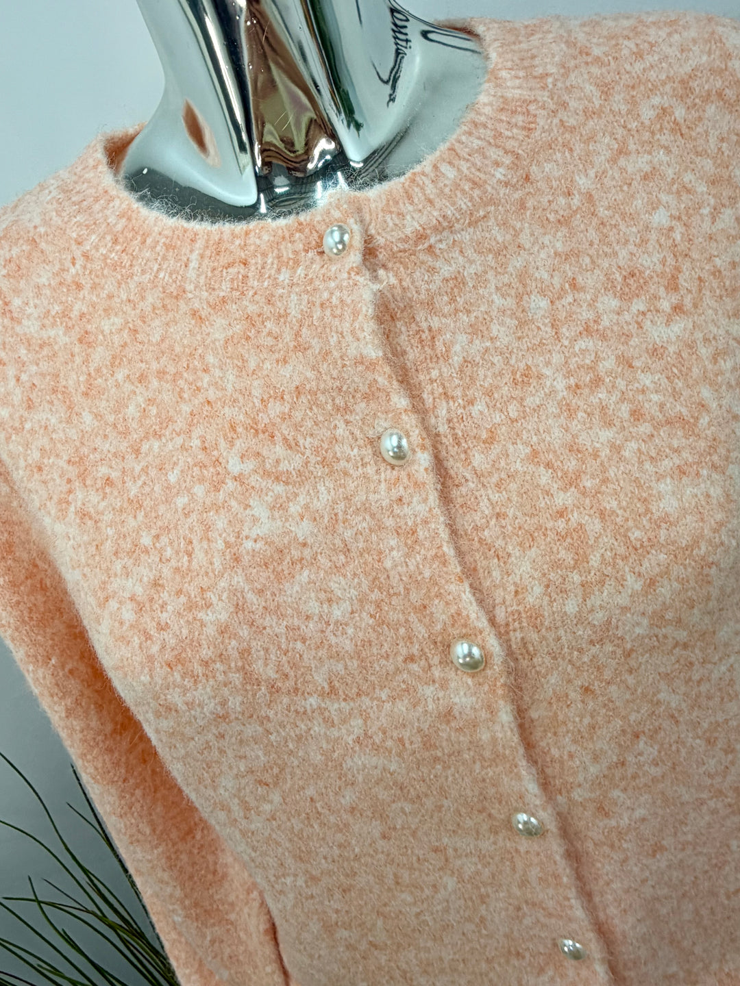 LADIES FASHION KNITTED CARDIGAN - BROWN, PEACH, PINK, BLUE & BEIGE