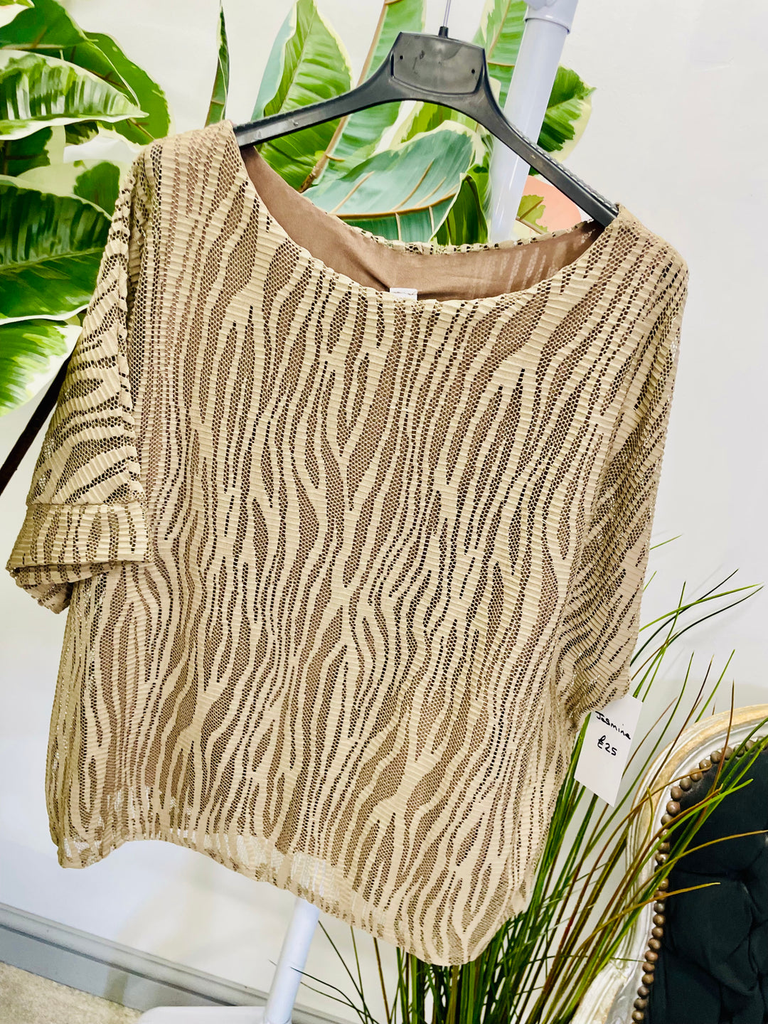 LADIES BOX STYLE NET MESH TOP - WHITE, BURGUNDY, KHAKI, MOCHA, NAVY, BLACK