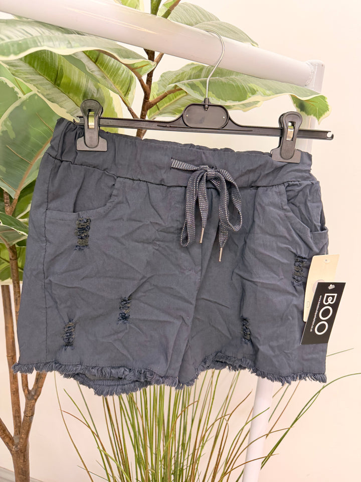 Ladies Magic Stretch Summer Shorts navy