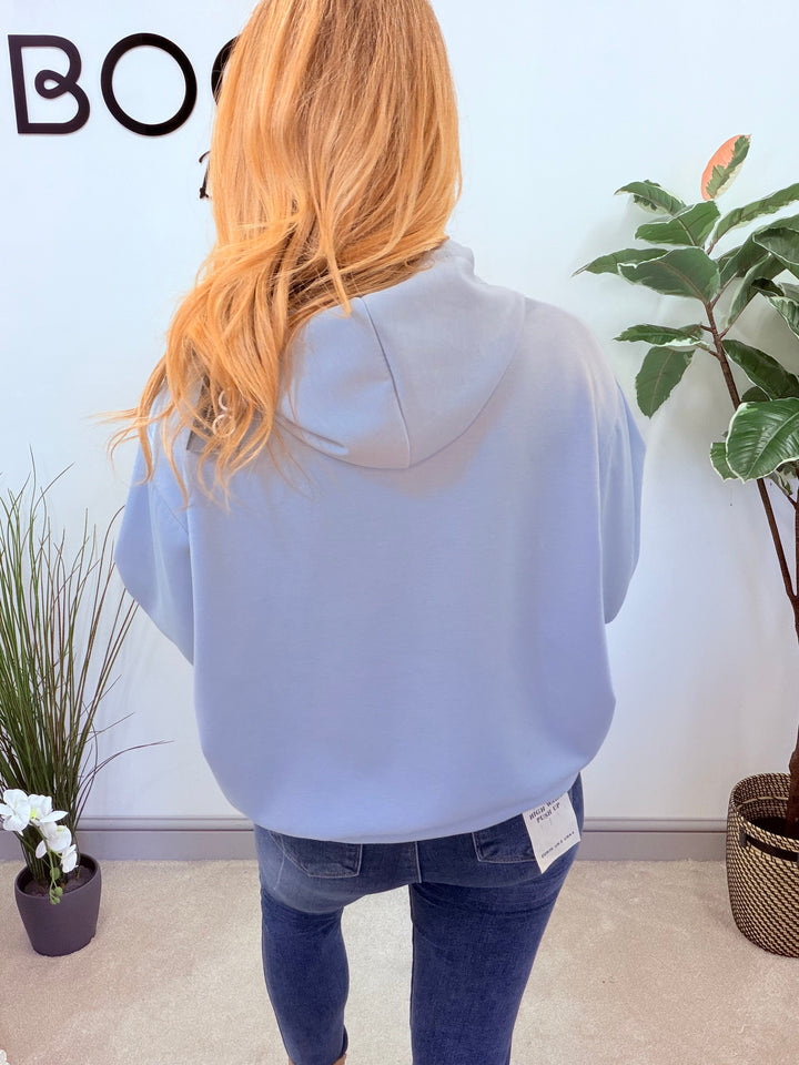 LADIES SCUBA CALIFORNIA SWEATSHIRT TOP - PINK, BLUE & LEMON