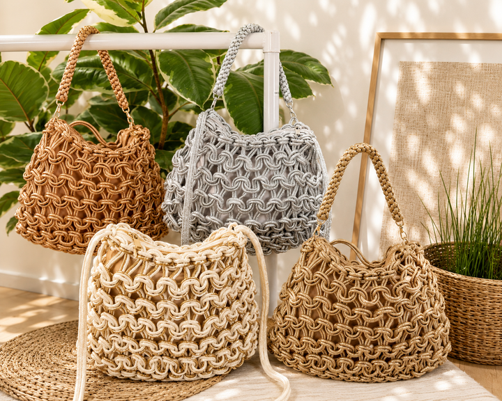 The LIBBY woven bag - 7 colours