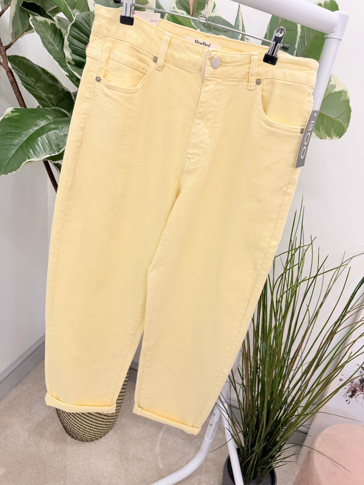 Ladies Fashion Lemon Balloon Leg Jeans