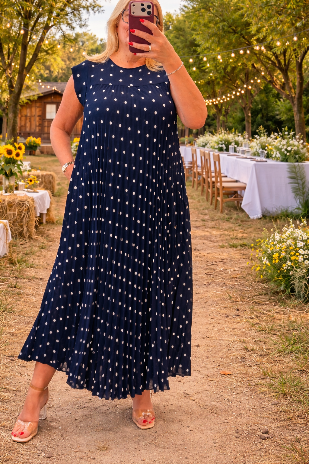 The JESS polka dot dress - 5 colours
