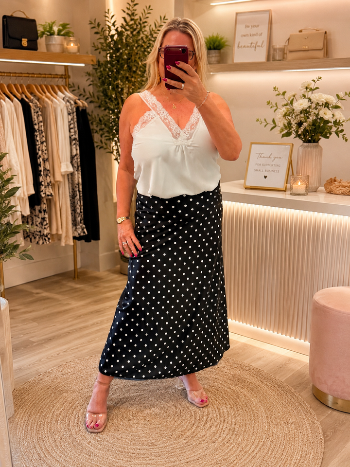 The NITA satin skirt - 5 colours