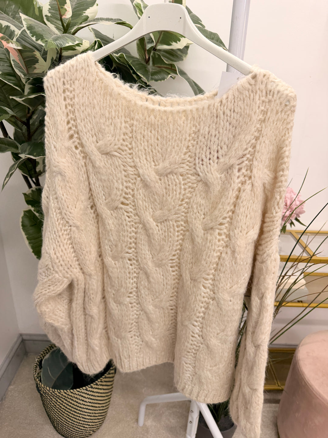 The STORM chunky cable knit jumper - 4 colours
