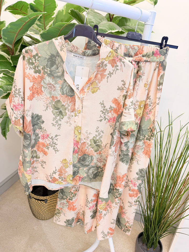 The ADITI trouser Co ord set - 2 colours