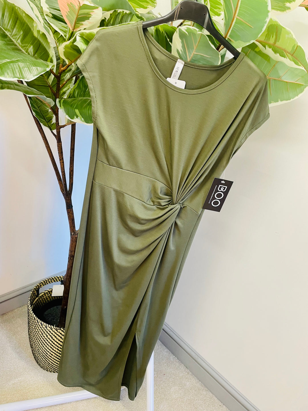 LADIES WOMENS T TEE SHIRT MAXI SUMMER DRESS - PINK, BLUE, BLACK, KHAKI, BEIGE & GREY
