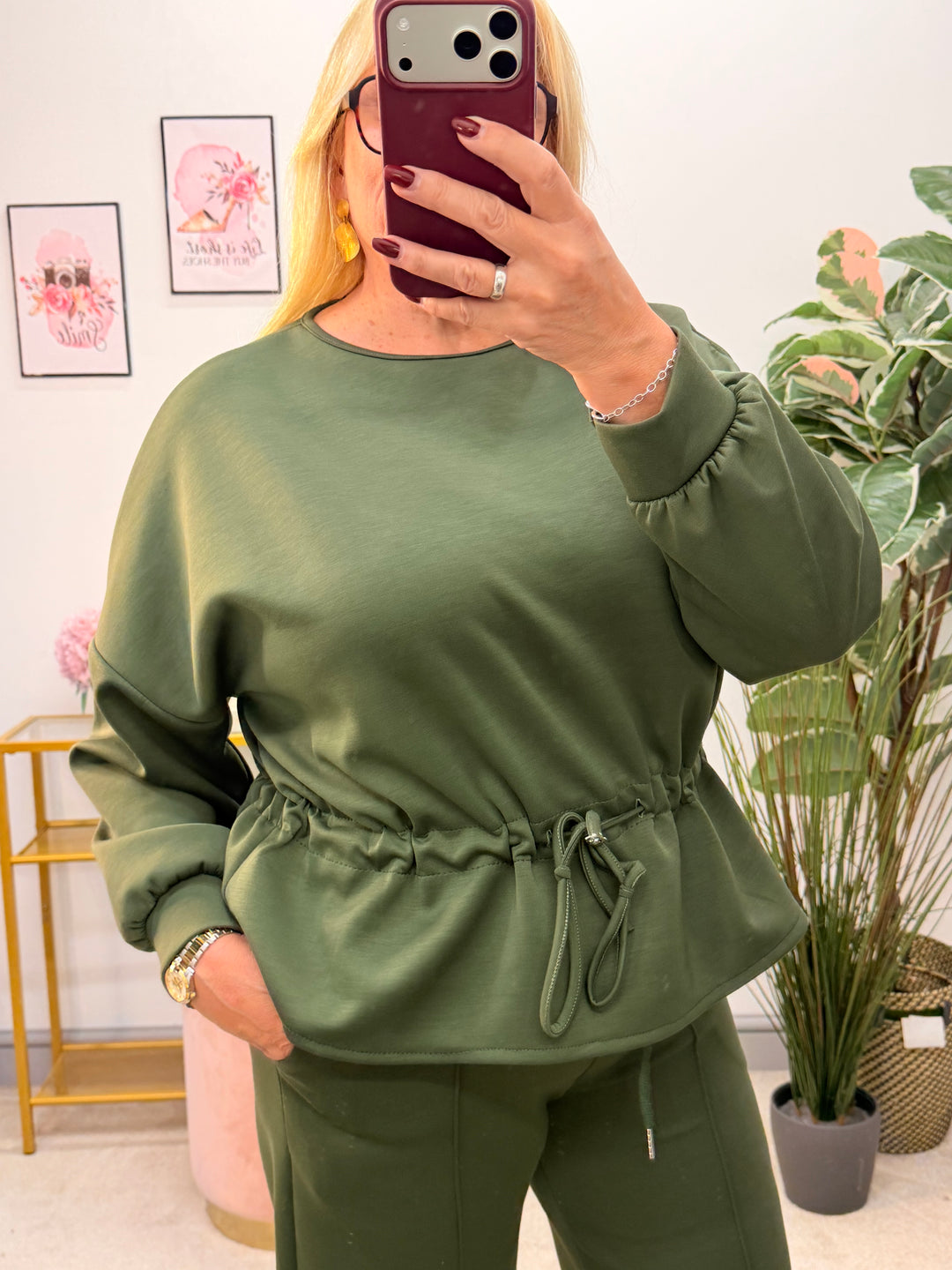 The CILLA scuba balloon leg trouser Co ord set - 6 colours