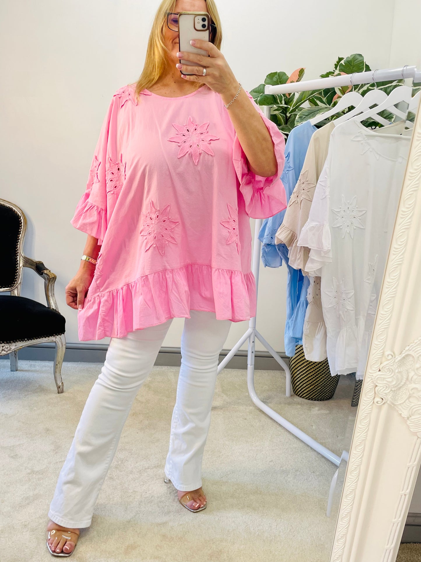 The HOLLY oversize cotton top - 4 colours