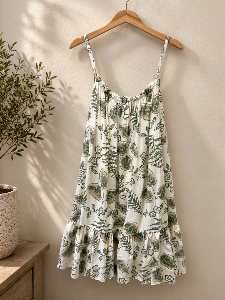 Ladies Summer Sun Dress - Navy, Blue, Wine, Pink, Orange, Beige, Khaki, Brown