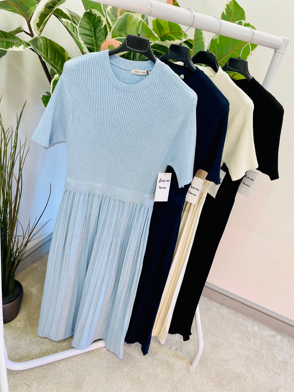 LADIES WOMENS KNITTED SPRING JUMPER DRESS