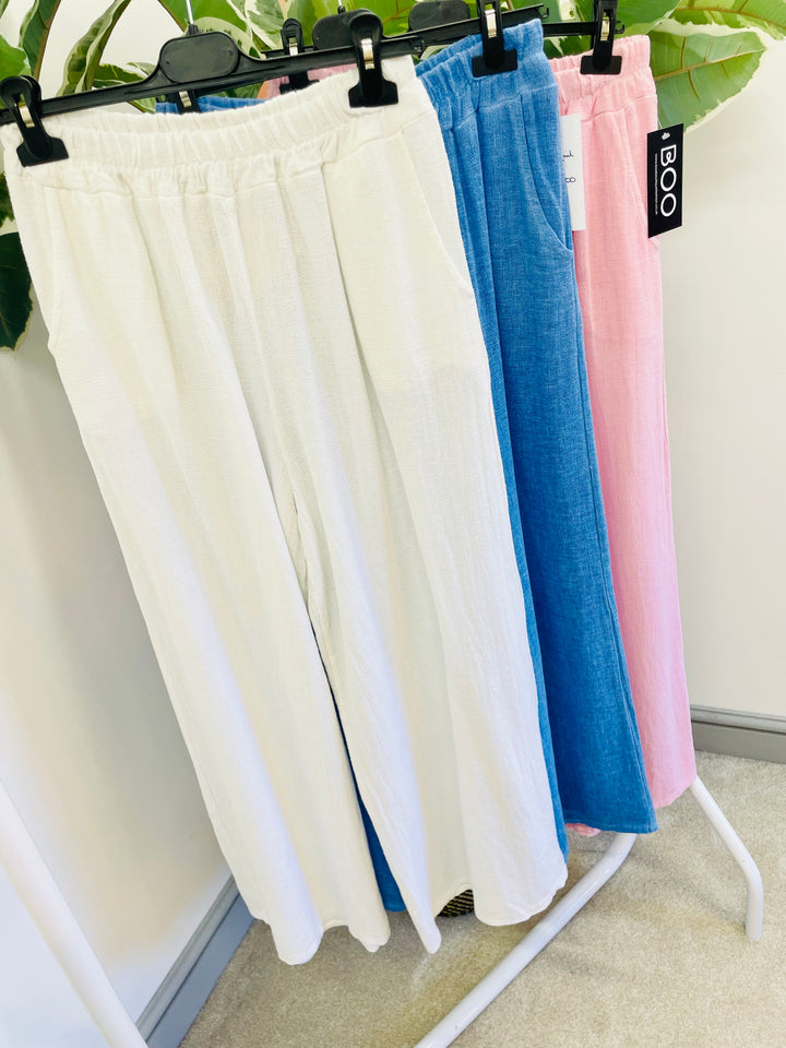 The ABIGAIL wide leg trousers - 4 colours