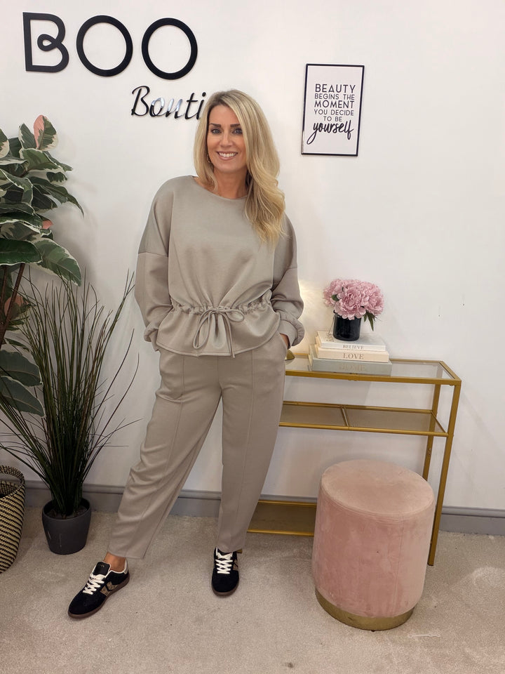 The CILLA scuba balloon leg trouser Co ord set - 6 colours