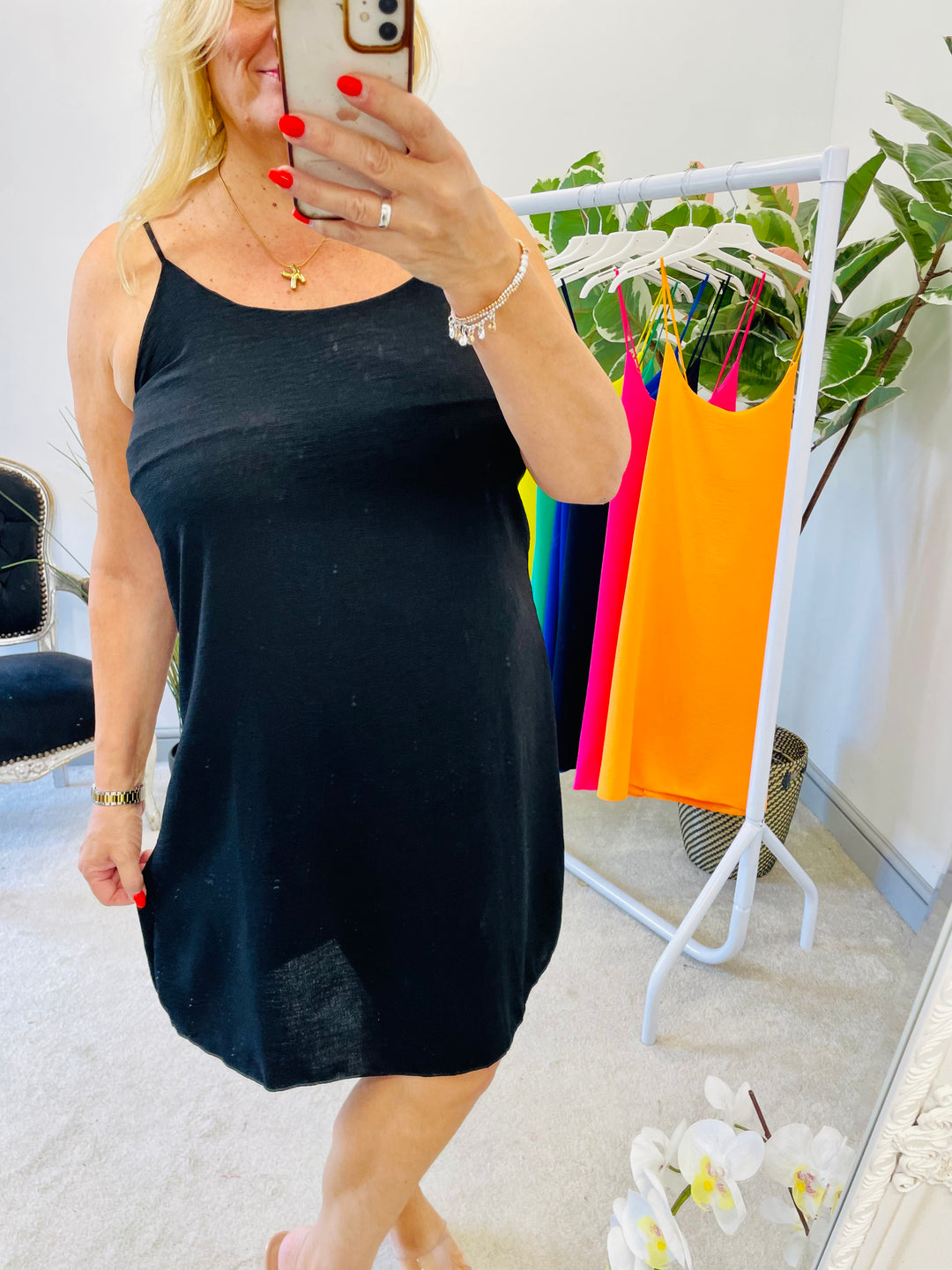 LADIES CASUAL BEACH SUMMER CAMI HOLIDAY DRESS