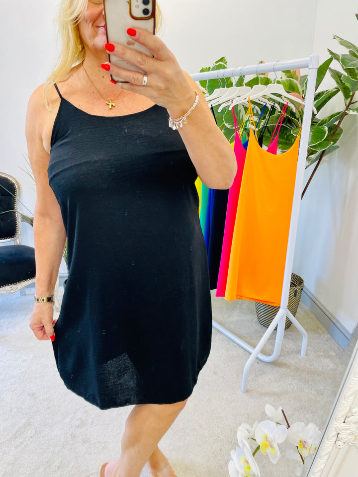 LADIES CASUAL BEACH SUMMER CAMI HOLIDAY DRESS