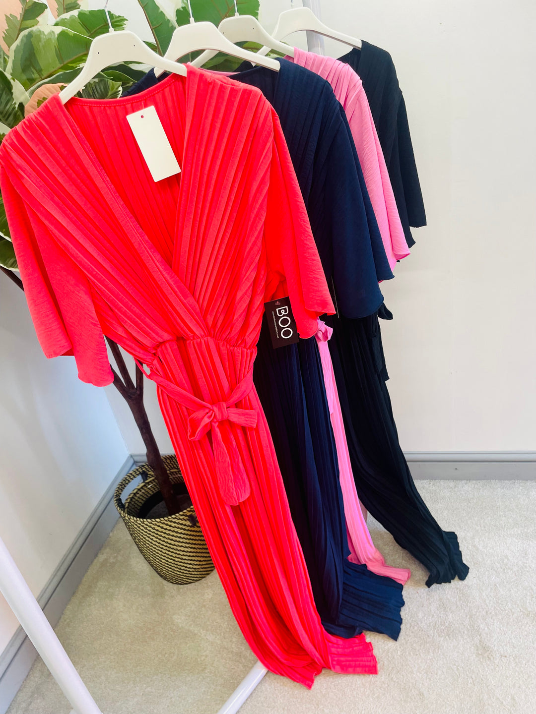 LADIES WOMENS  WIDE LEG FLATTERING PLEATED JUMPSUIT