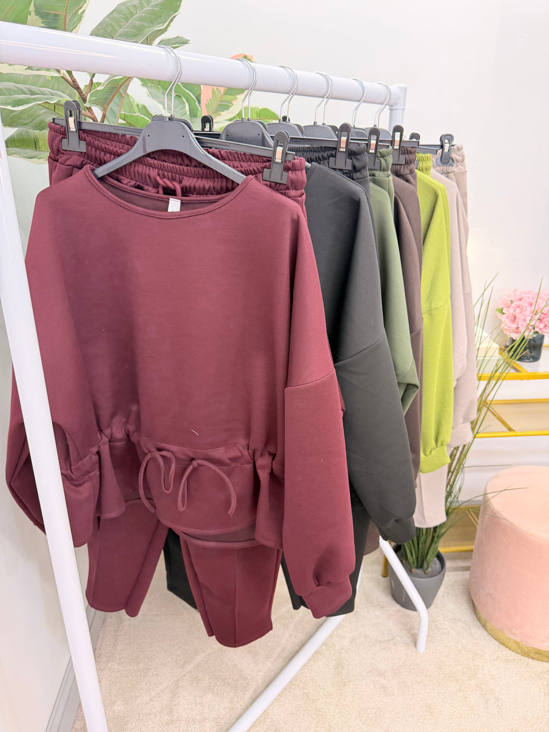 The CILLA scuba balloon leg trouser Co ord set - 6 colours
