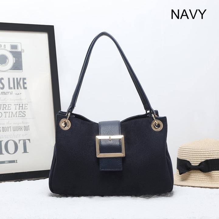 The BEV FAUX SUEDE HANDBAG ( 25457 ) - 2 colours