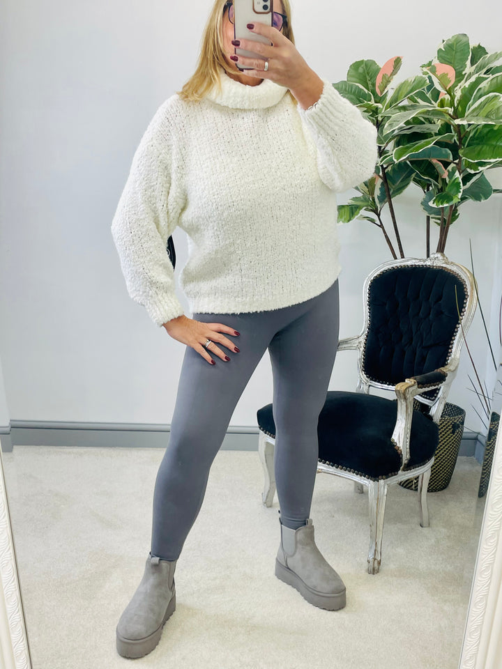 (The SALVIA grey energy legging